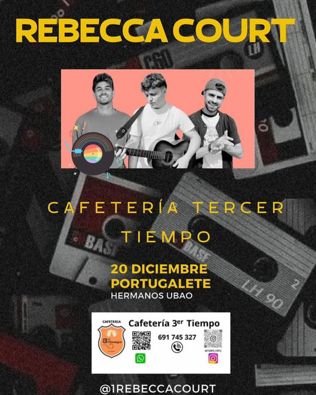 REBECCA COURT en CAFETERÍA TERCER TIEMPO 🎸✨